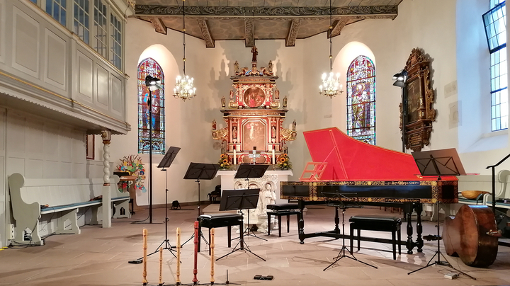 Vatter-Hemsch auf Bühne