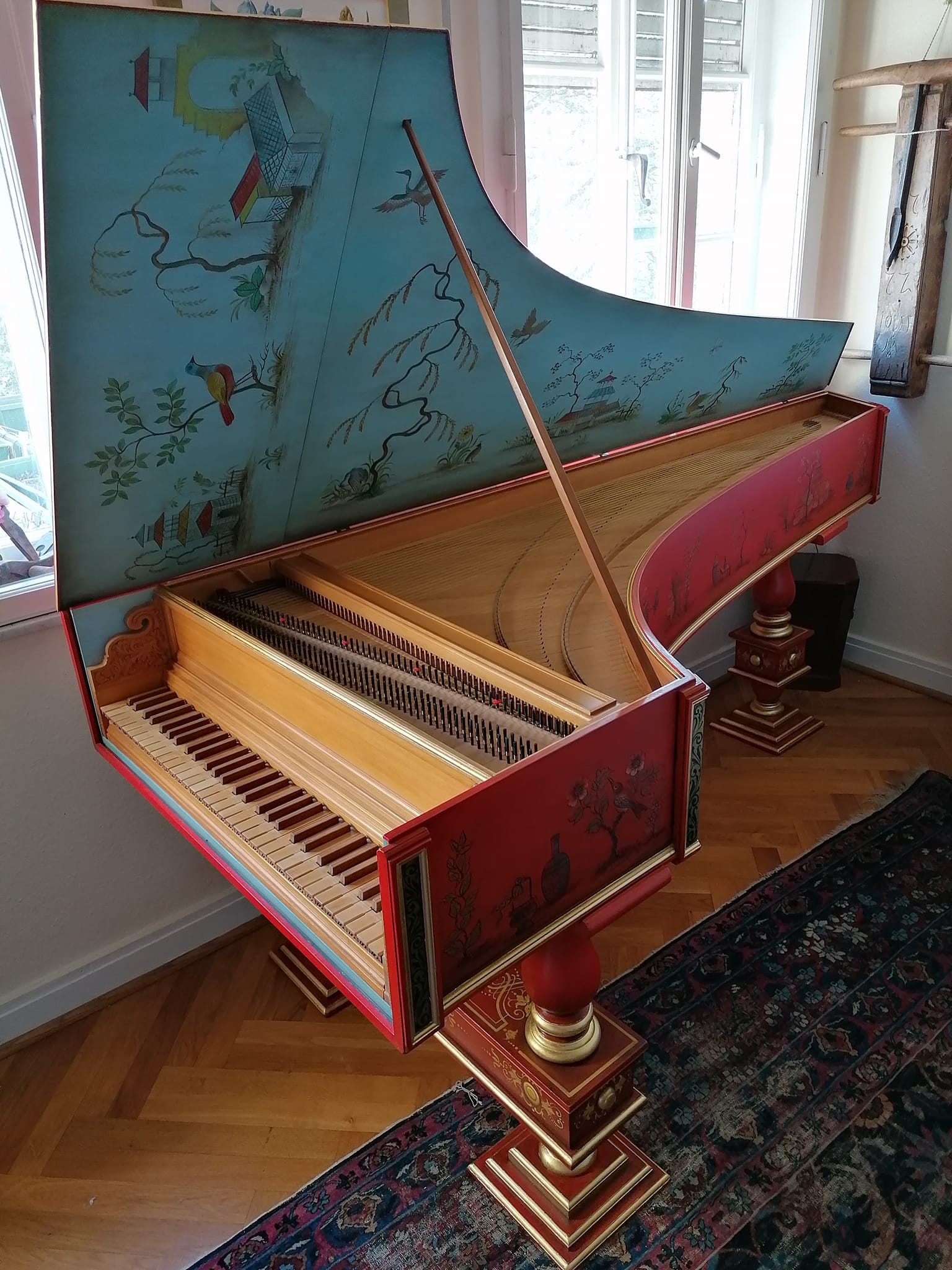 Restauriertes Cembalo